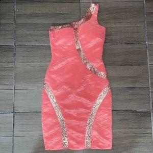 Romeo & Juliet Couture Coral Dress